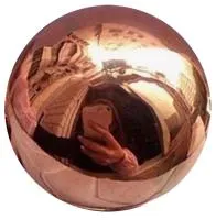 Полый шар из меди ø 100мм. (517618) сертификат - сфера арт-объект 100 мм. пустотелая  в Воронеже