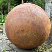 Стальная сфера — 3D КОРТЕН (518913) ∅ 1500 мм. Воронеж 