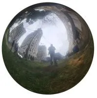 Шар из нержавеющей стали ø 600 мм. (517182) производство - сфера арт-объект пустотелая  в Воронеже