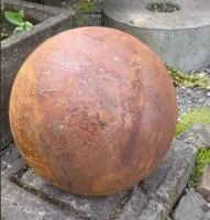 Шар — эффект стали кортен (518922) ∅ 600 мм. Воронеж