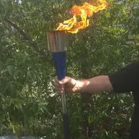 Факел на праздник Сахалин (197156) производство жидкость факелы ø 135 мм. ветроустойчивая  в Воронеже