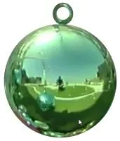 Ёлочный шар зелёный (518841) ∅ 400 мм. Воронеж