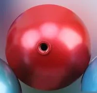 Ёлочный шар красный (518840) ∅ 500 мм. Воронеж