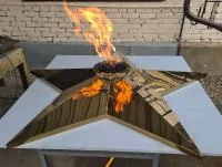 Звезда вечный огонь (514264) производство комплект горелка ГВД 379 10 89 00 ПС ø 1500 мм. пустотелая  в Воронеже