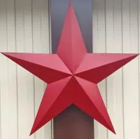 Красная звезда декор на стену в Воронеже (518432)