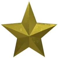 Звезда накладка на памятник литая латунь в Воронеже (518483)