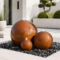 Шары 3 шт. фонтан Corten от (518907) ∅ 0,35 до 1 м. Воронеж 