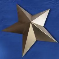 Звезда на обелиск латунь (197203) поставка - стела памятник ø 600 мм. пустотелая  в Воронеже