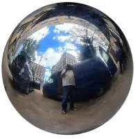Шар ø 1150 мм. полый полированный (517595) монтаж - сфера арт-объект пустотелая  в Воронеже