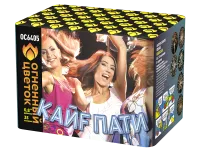 Батарея салютов Кайф-пати ОС6405 купить от производителя Огненный Цветок — Воронеж
