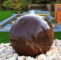 Сфера КОРТЕН - ШАР ФОНТАН 3D (518902) ∅ 850 мм. Воронеж 