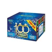 Батарея салютов 100 Карат Р7332 купить от производителя Русский Фейерверк — Воронеж