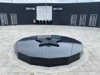 Звезда чугун (518248) производство комплект горелка ГВД 379 10 89 00 ПС вечный огонь ø 1100 мм. монолит - литье  в Воронеже