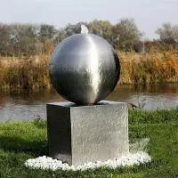 Стальной фонтан сфера (518889) ∅ 450 мм. Воронеж