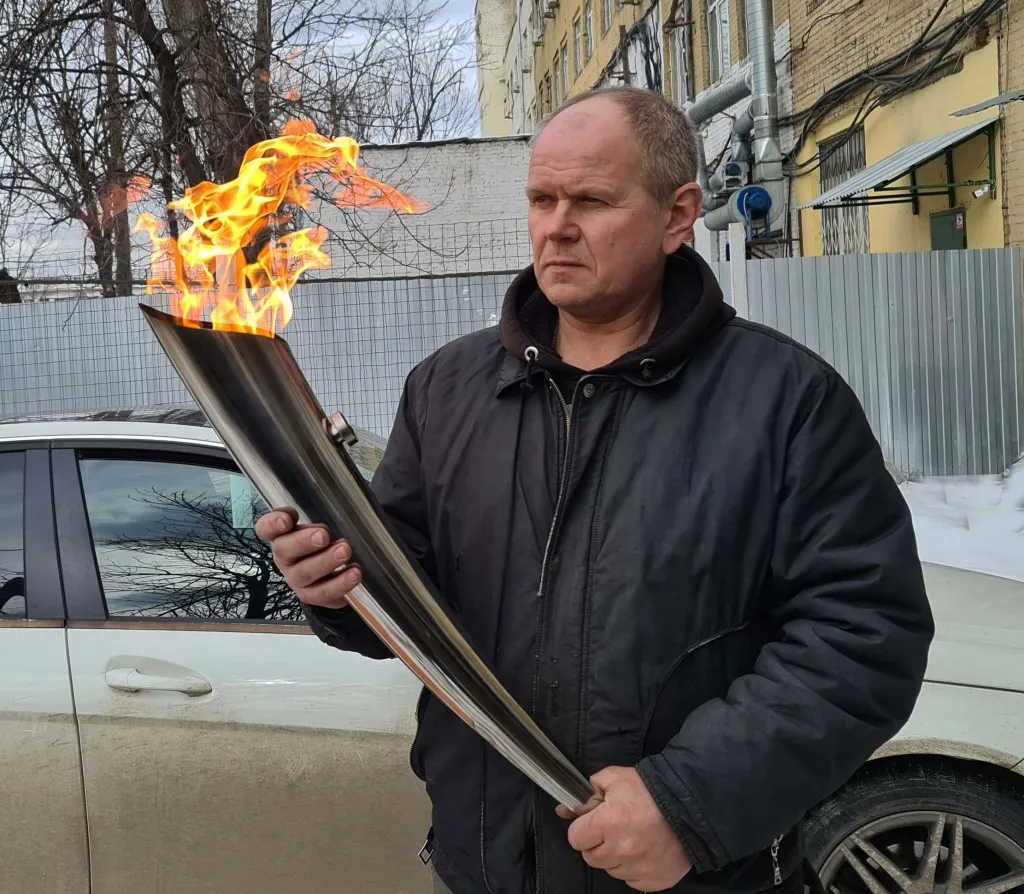 Факелы для эстафеты Олимпийского огня в Воронеже Факелы для эстафеты Олимпийского огня в Воронеже