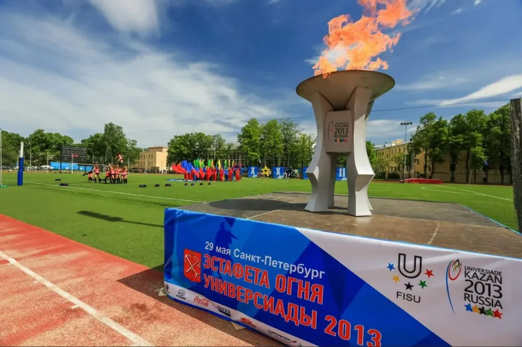 Олимпийский факел в Воронеже чаша олимпийского огня на заказ 