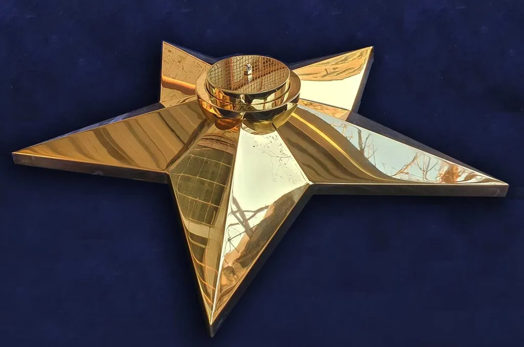 Звезда вечного огня Звезда вечного огня из латуни Воронеж